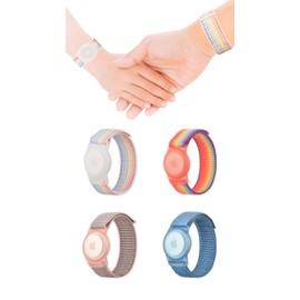 Wforte airtag case gps tag air tag kids airtag case waterproof (kid, blue)