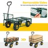Homdox MAX 680LB Garden Cart, Heavy Duty Garden Wagon, Mesh