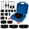 METOTY 22PCS Hole Saw Set - High Carbon Steel 19-152mm（3/4"