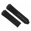 Ewatchparts 24-28mm Rubber Watch Band Strap With Clasp Compatible With