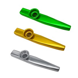 Set of 3 Kazoo Metal Kazoo Membrane Metal Kazoo Music