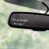 2 x Rear View Mirror Decal - I Love You