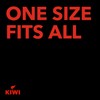 KIWI Sneaker No-Tie Shoe Laces, Red N' Black, One Size