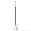 iOVEO 035HP01203 PT100 Temperature Sensor with PVC Cable 105°C, Temperature