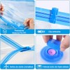 12 PCS Bolsas de Almacenamiento al Vacío con Bomba Eléctrica,