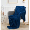 Utopia Bedding Navy Fleece Blanket Throw Size Lightweight Fuzzy Soft