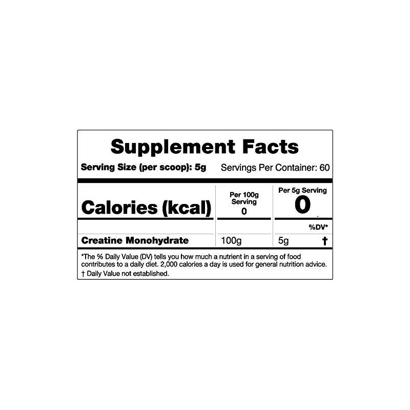 10X Athletic CRE Micronized Creatine Monohydrate - Unflavoured, 300g, 100%