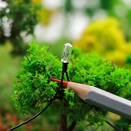 GPW05W-50JP Wheat Balls Set of 50, 4mm, 12V, 70mA, Small Bulbs, Wiring Included, Train Model, Railway Model, Building Model, Model Decoration, Diorama