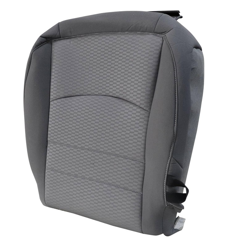 SecosAutoparts Driver Side Bottom Replacement Cloth Seat Cover Gray Compatible