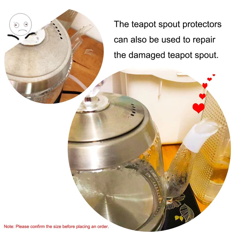 Coffeepot Teapot Spout Dustproof Protectors，Silicone Teapot Tea Pot Spout Cover