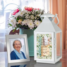 HN HAIINAA Memorial Lantern - Bereavement Sympathy Gifts for Loss of Loved One Memorial Gifts for Loss of Mother Father Grandpa Grandma Remembrance Gifts