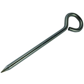 Stainless Steel Rope Peg, Round, sliver