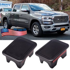 XUKEY 2x Stake Pocket Covers Caps Rail Hole Plugs Accessories For Dodge Ram 1500 2019+