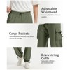 Susclude Cargo Pants for Men Baggy Sweatpants Casual Parachute Pants