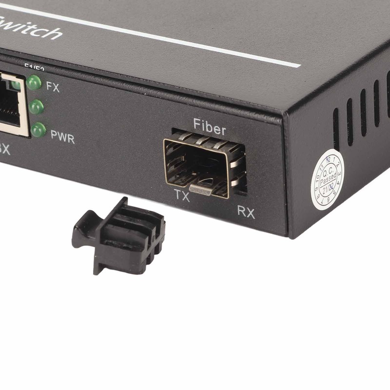 Fiber Ethernet Media Converter 1 Optical Port 8 Electrical Port