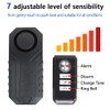 Japard Loudest 113dB Bike Alarm with Remote, Wireless Anti-Theft Vibration