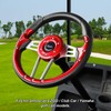 Roykaw Golf Cart Universal Steering Wheel Compatible with EZGO RXV