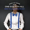 Man of Men - Bowtie & Suspender Sets - Solid