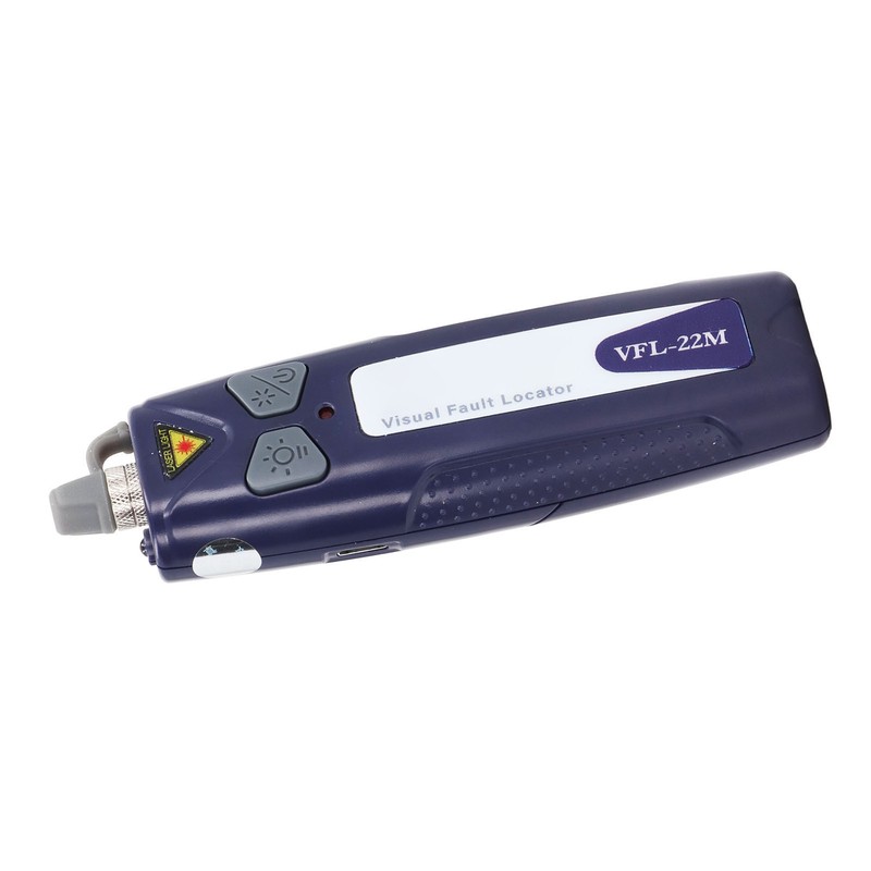 Visual Fault Locator 30km Rechargeable Portable Fiber Optic Source Tester