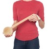 Redecker Natural Pig Bristle Bath Brush with Oiled Beechwood Handle,