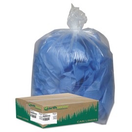 Webster WBIRNW4015C Coreless Heavy-Duty Can Liners, Low Density, Resin, 33 gal, 39" x 33", 1.25 mil (32 µm) Thickness, Clear (Pack of 100)