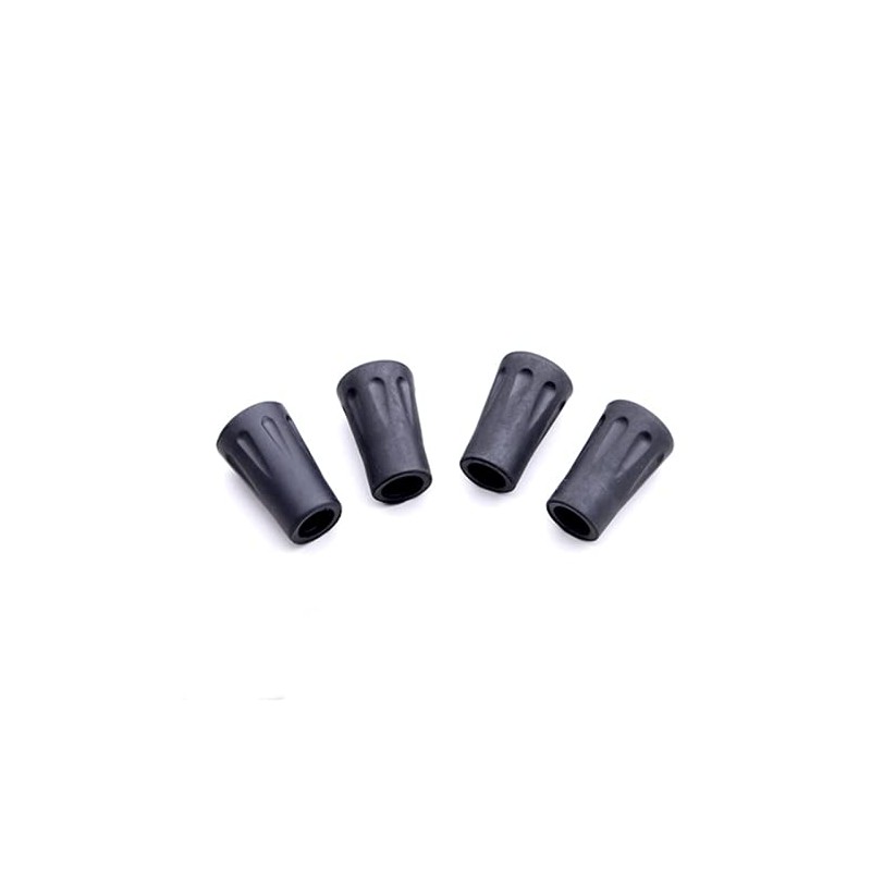 Walking Stick Tips Rubber 4 Pack Trekking Pole Tips Replacement