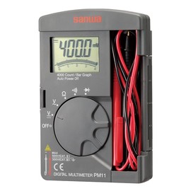GuliTech Japan Sanwa PM11 Digital Multimeters Pocket Type,Tough but Compact DMM 4000 Count(PM11)