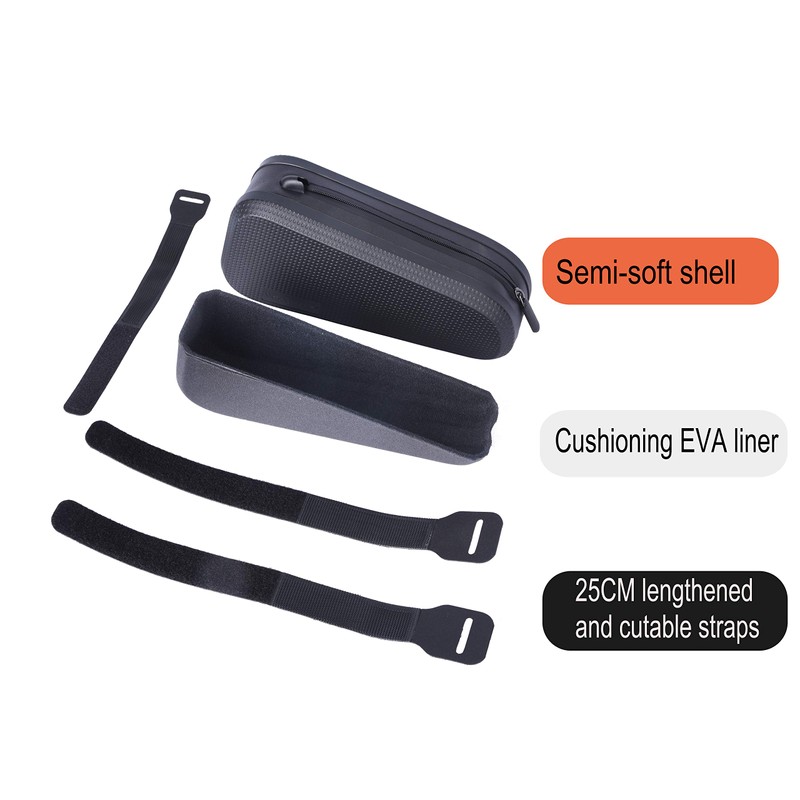 WILD HEART Bicycle Top Tube Bag, Bicycle Front Frame Bag,