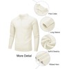 Cotrasen Men's Long Sleeve Polo Sweater Collared Pullover Lightweight Casual