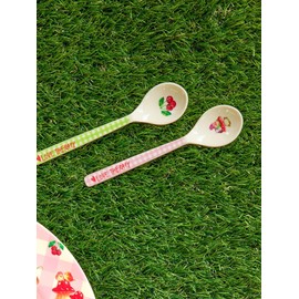 Rice Coffee Spoon Melamine Spoon Love Therapy Print Set of 2