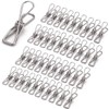 Konten Clothespins Pinch, Stainless Steel, Set of 60, Indoor/Outdoor Clips,