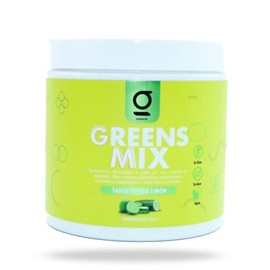 GENESYS MENA  Greens mix sabor Pepino  Suplemento de superalimentos con probióticos, enzimas digestivas, prebióticos y adaptógenos  Salud intestinal, 