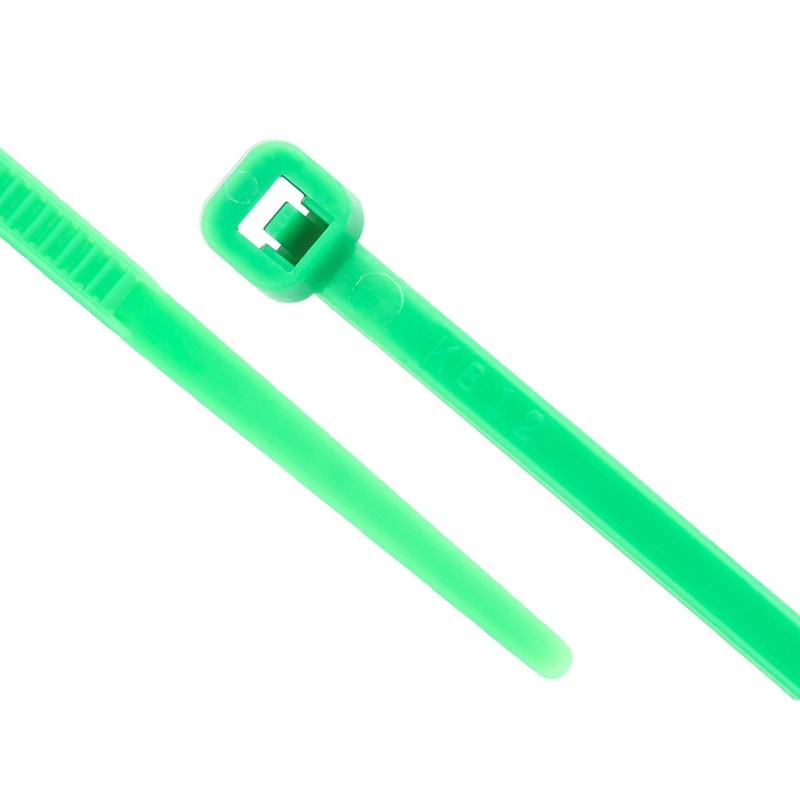 Secure 8 Inch Green 40 lb Intermediate Nylon Cable Tie