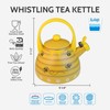 Whistling Tea Kettle for Stove Top Enamel on Steel Teakettle,