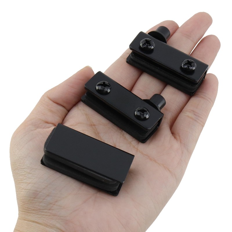 T Tulead Double Magnetic Latch Catch Glass Door Latch Clamp