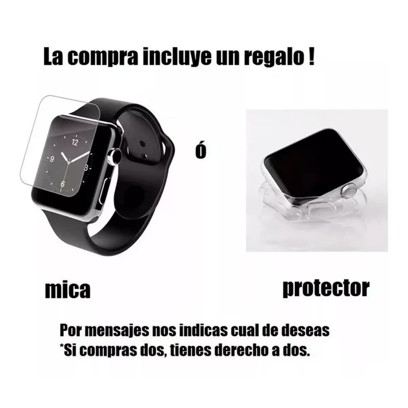 Veraly Correa Goma Tacto Reloj Inteligente Smartwatch 38/40/42/44mm