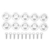 20pcs UTV Skid Plate WasherSet Rugged Metal Replacement for Polaris
