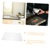 LABRIMP Acrylic Cutting Board for Meal Prep Kitchen Cutting Board