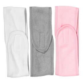 Minkissy Adjustable Spa Hair Headband 2-layer Head Wrap for Hair Face Perfect for Washing Makeup Soft Breathable