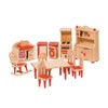 Goki 51951 Kitchen 11-Piece Dollhouse Furniture