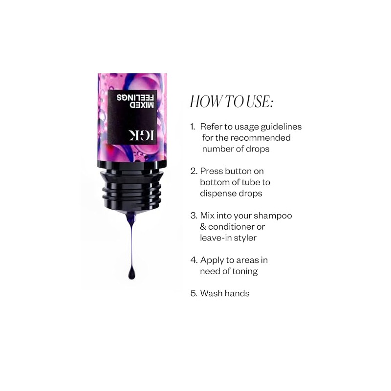 IGK Igk mixed feelings leave-in blonde drops unisex 1 oz