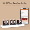 Lonyiabbi Mini Nixie Tube Clock IPS Screen Muti-Function Smart Desktop