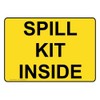 ComplianceSigns.com Spill Kit Inside Label Decal, 10x7 inch Vinyl for