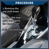 INFINAUTO Automatic Gear Shift Knob for Buick Regal 2009-2013 /