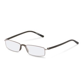 Rodenstock Unisex Lesebrille ProRead R2640 Lesehilfe bei Weitsichtigkeit, Brille mit leichtem Edelstahlgestell (+1 / +1,5 / +2 / +2,5), Grau/Grün