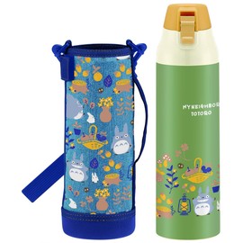 Skater KSDC10S Sports Bottle, Direct Drinking Water Bottle, 34.0 fl oz (990 ml), Includes Bottle Cover, My Neighbor Totoro Ghibli