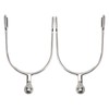 FOLOSAFENAR Horse Riding Spurs, Horse Spurs Portable Stainless Steel Easy