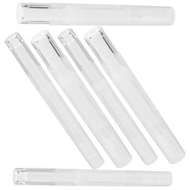 VICASKY 6pcs Nail Oil Pen Empty Transparent Cuticle Oil Bottles with Brush Tips Portable Nail Art Tools and Capacity