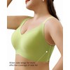 Airsong Women's Minimizer Bras Full Coverage Wireless Plus Size Padded
