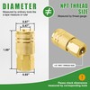Ailbiuko Air Coupler & Plug Kit,45 Pcs 1/4" NPT Air